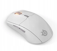 Maus gaming SteelSeries Rival 3 Wireless Gen 2, optik TrueMove Air 18K, 2.4GHz dhe Bluetooth, i bardhë