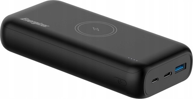 Karikues portativ wireless Energizer, 20000mAh, 15W wireless, 20W USB C PD, i zi