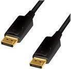 Kabllo DisplayPort LogiLink CD0101, 2m, 4K 60Hz, e zezë