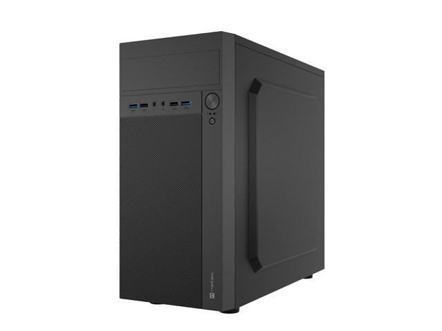 Kutia kompjuterike Natec Helix NPC-2038, microATX, micro tower, e zezë
