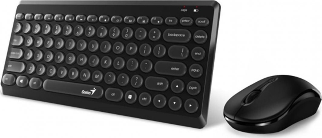 Set tastierë + maus Genius Genius LuxeMate Q8000, i zi