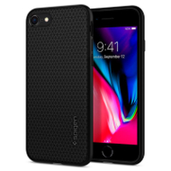 Заштитна маска за мобилен телефон iPhone SE (2022/2020)/8/7 Spigen Liquid Air, црна