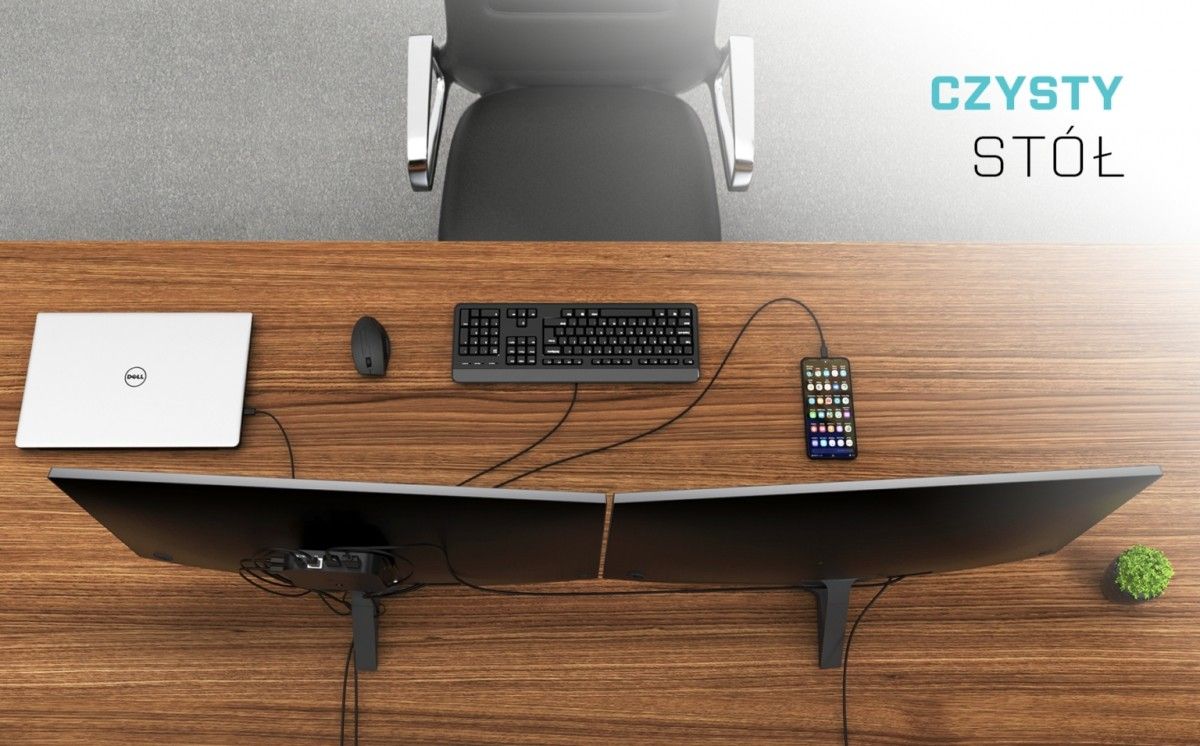 Docking station I-TEC C31HDMIDPDOCKPD100, USB-C, 2x 4K, PD 100W, gri