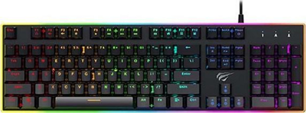 Tastierë Havit KB851L RGB, e zezë