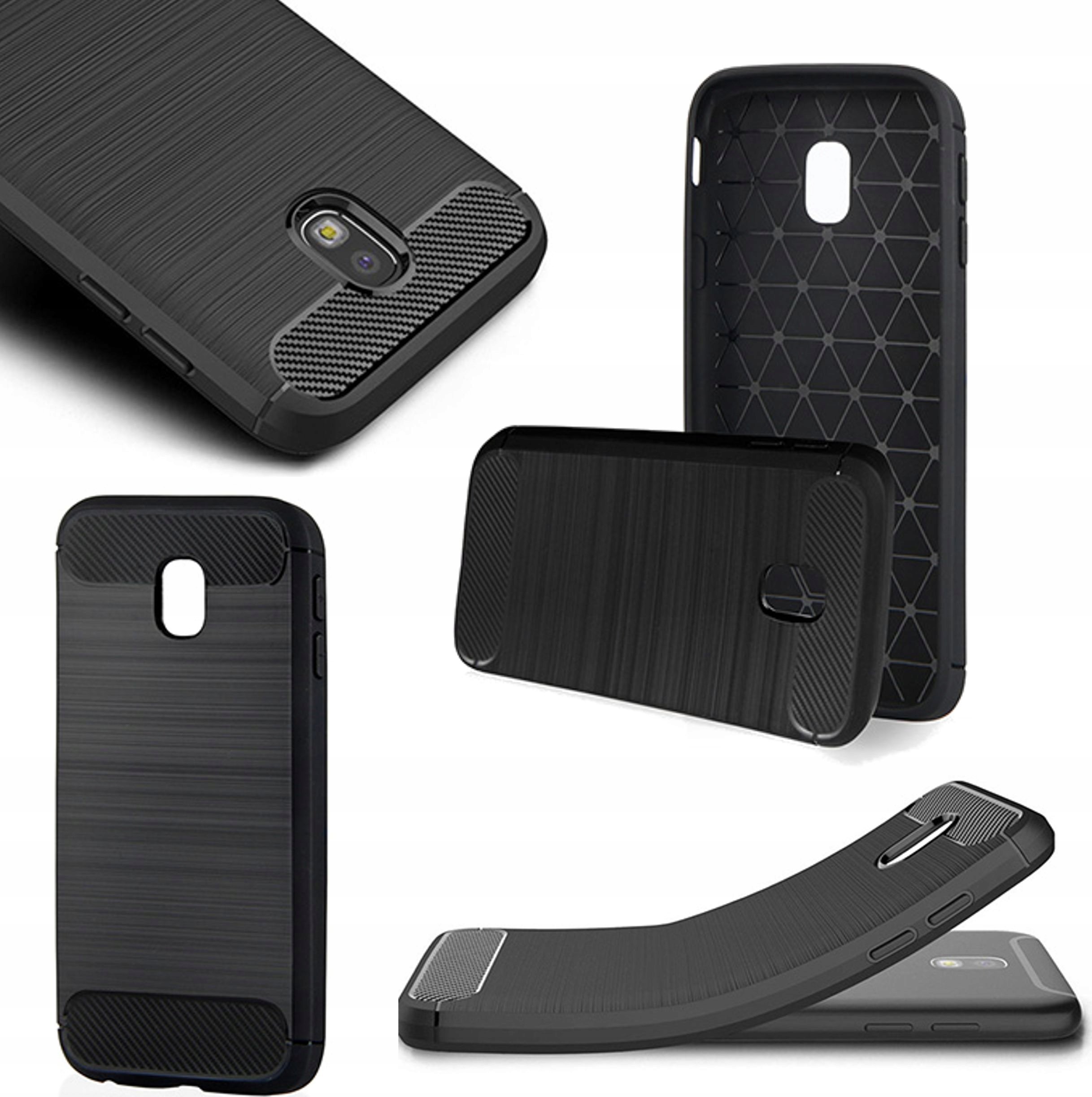 Këllëf telefoni OEM Carbon për iPhone 16 Plus, mbrojtës, i zi
