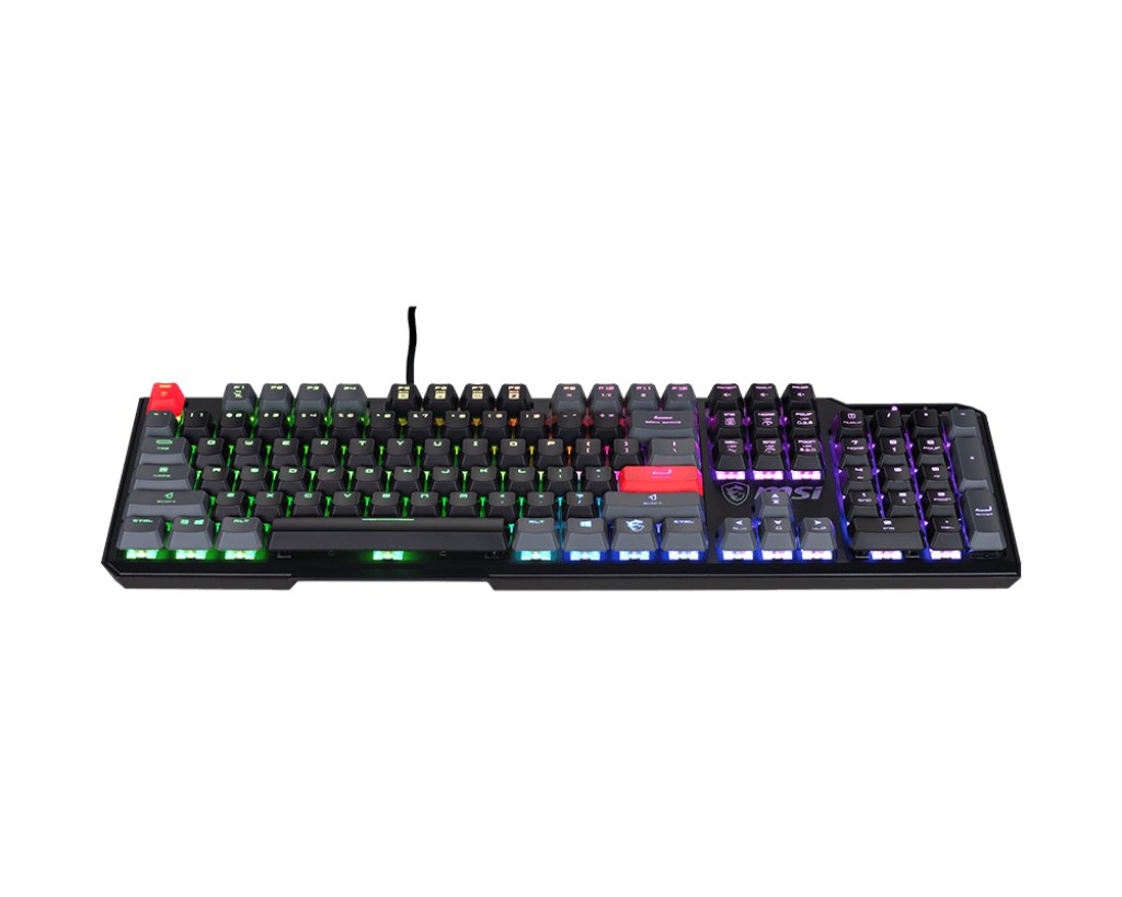 Tastierë MSI Vigor GK41 Dusk, Kailh Red, e zezë