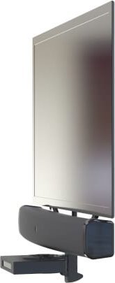 Kllapë montimi Barkan E850, për soundbar nën TV, metalike, e zezë