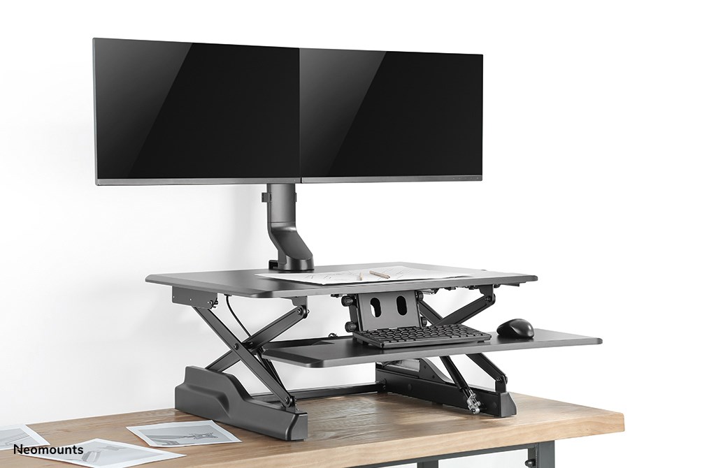 Mbajtëse monitori Neomounts FPMA-D860DBLACK, 10"-27", e zezë