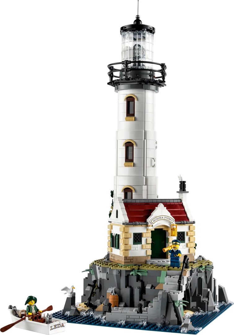 Set ndërtimi LEGO Ideas Motorized Lighthouse 21335, motor i motorizuar, mbi 2000 pjesë, shumëngjyrësh