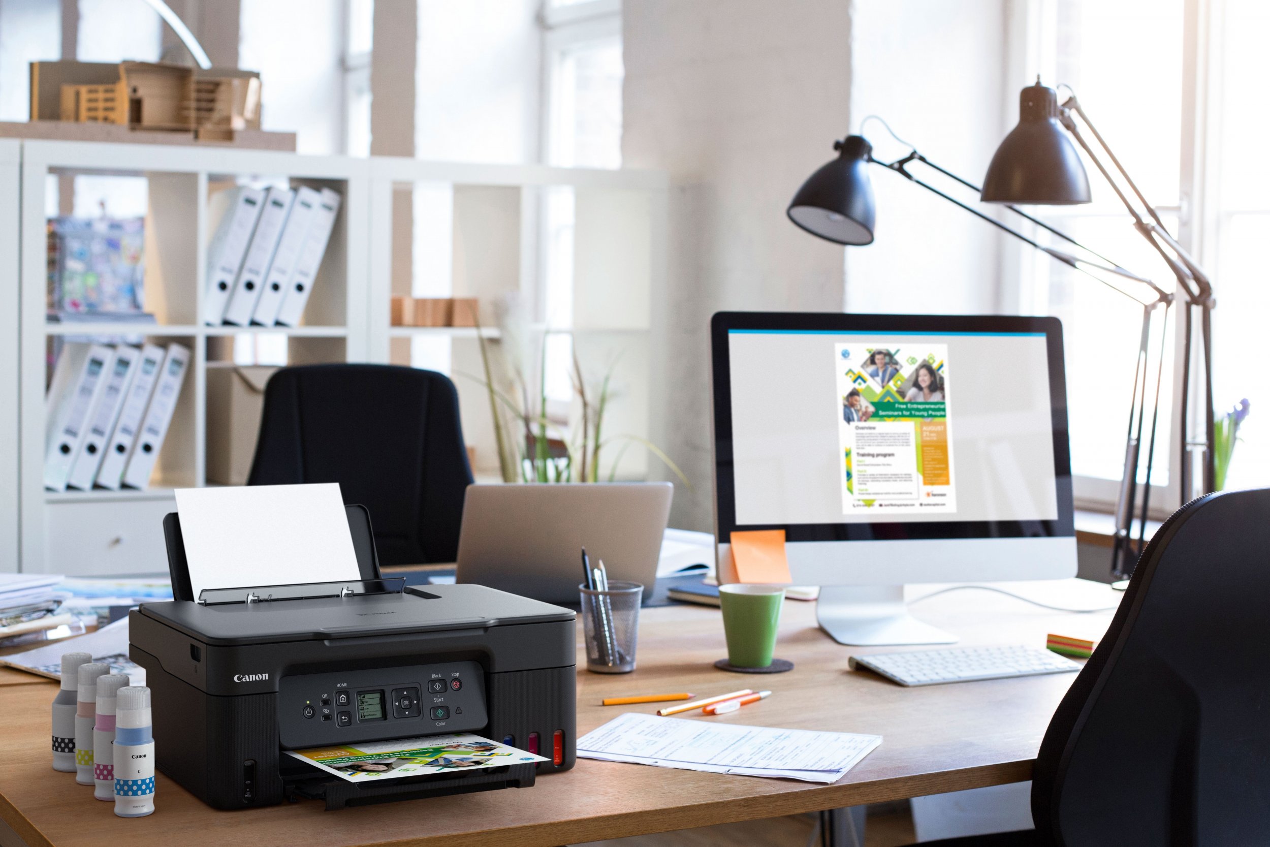 Printer inkjet Canon PIXMA G3470, multifunksional, Wi‑Fi, i zi