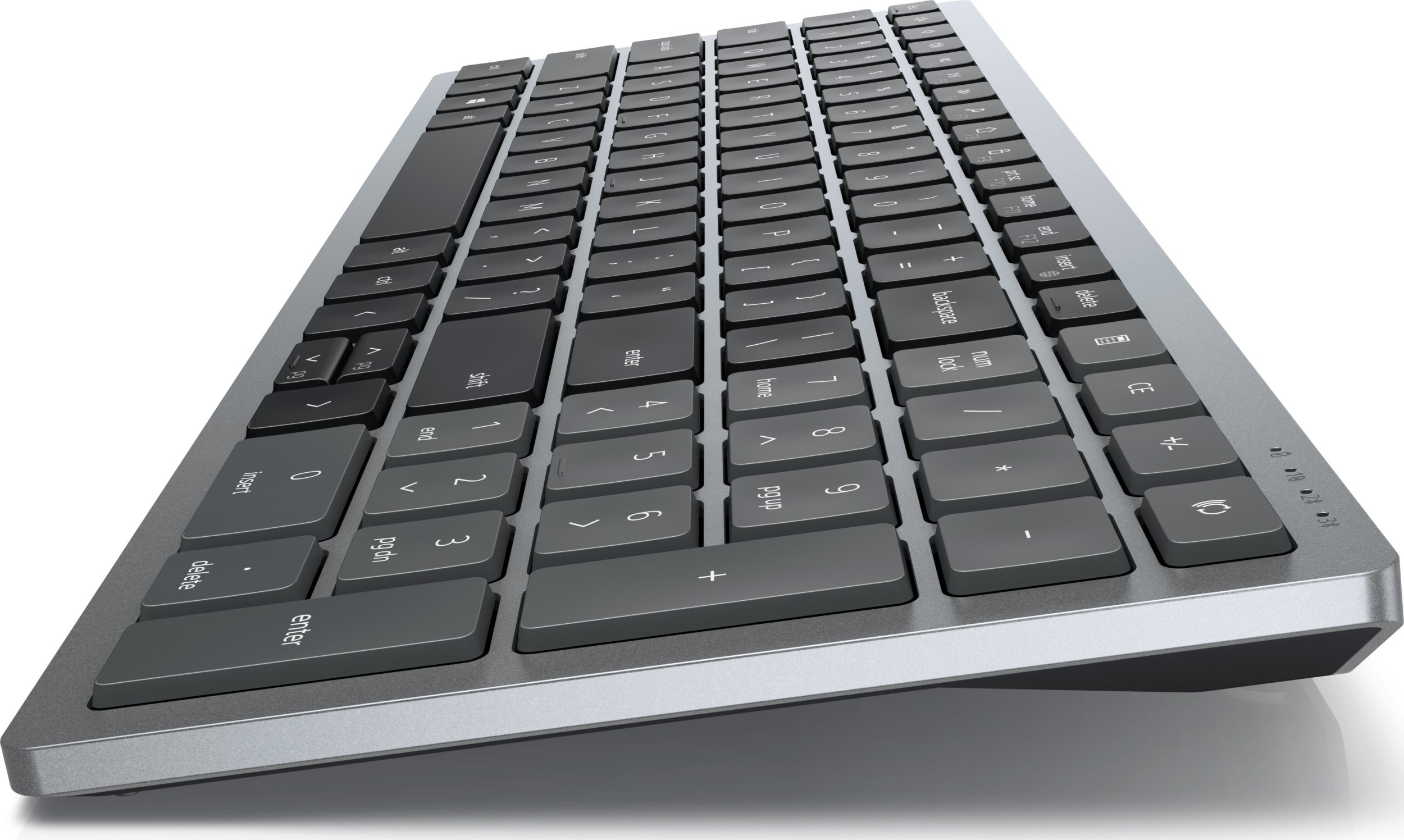 Тастатура Dell KB740, безжична RF, US Intl, црна и сива