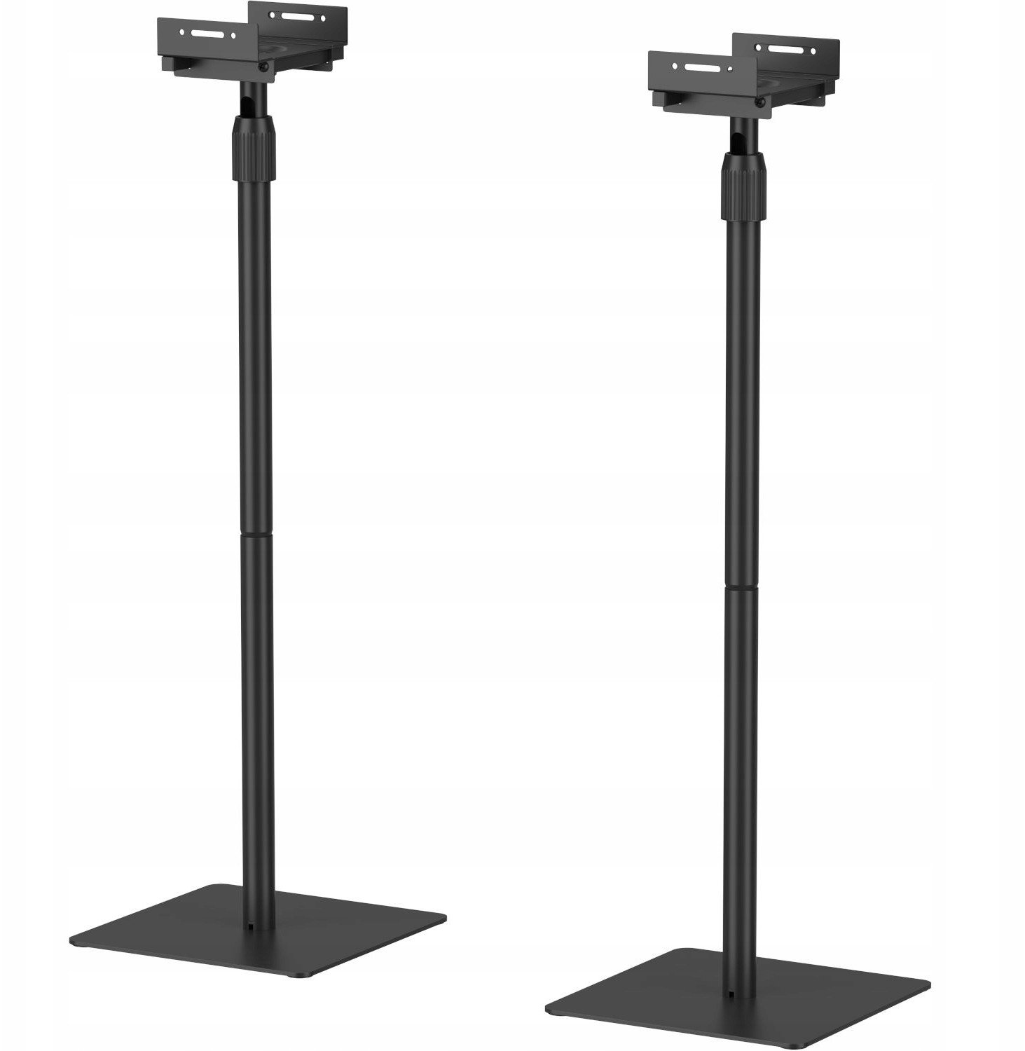 Stenda dyshemeje për bokse Mozos MSS6-SET-PRO, set 2 copë, lartësi e rregullueshme, e zezë