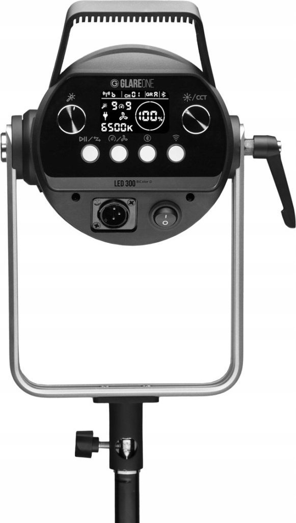 Dritë LED studio GlareOne LED 300 BiColor D, temperaturë e rregullueshme, pa flicker, e bardhë