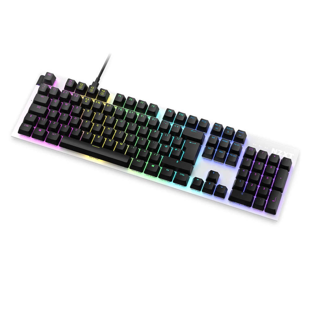 Tastierë NZXT Function KB-1FSUK-WR - e zezë/e bardhë