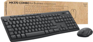 Set tastierë dhe mouse Logitech MK370 Combo for Business, wireless, Silent Touch, i zi