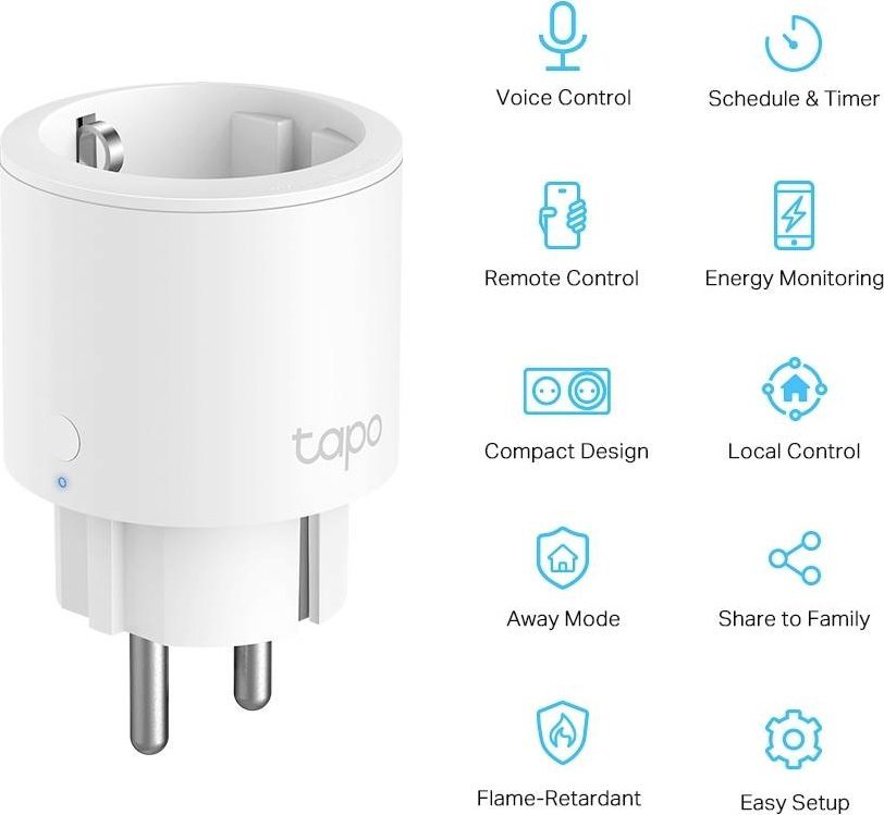 Prizë inteligjente TP-Link Tapo P115, WiFi, monitorim energjie, e bardhë