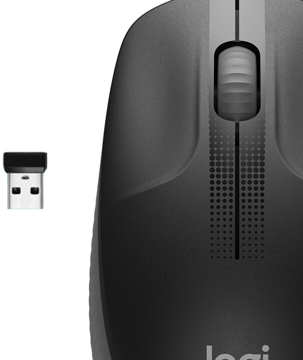 Logitech M190, Глушец црн
