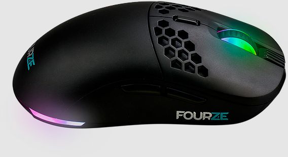 Maus gaming FOURZE GM900, ambidextrous, pa tela, i zi me RGB