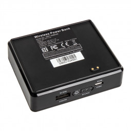 Powerbank SilverStone Qi Charger, 5200mAh, karikim wireless, i zi