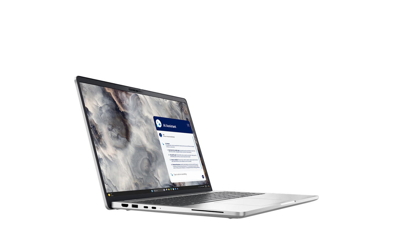 Laptop Dell Pro 16 Plus, Intel Core 5, 16GB RAM, 512GB SSD, gri