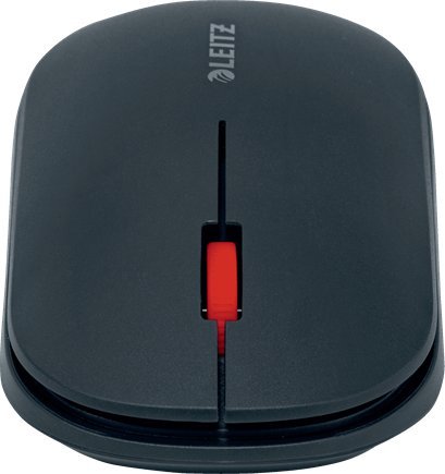 Mouse wireless Leitz Cosy, deri 4000 DPI, Bluetooth RF, gri velvet