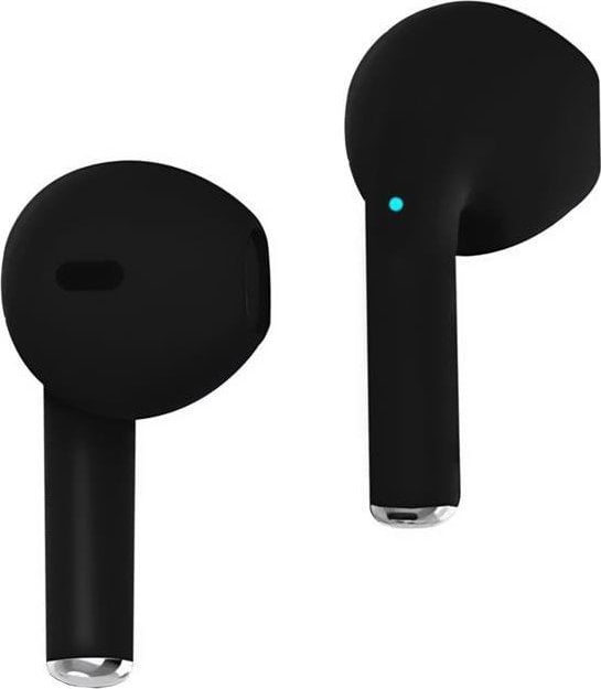 Kufje Bluetooth TWS 5.3 in ear, 15 orë, me kuti karikimi, të zeza