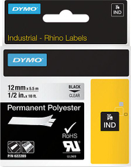 DYMO Rhino Pro Касета за Етикети, 1/2 inch x 18 ft