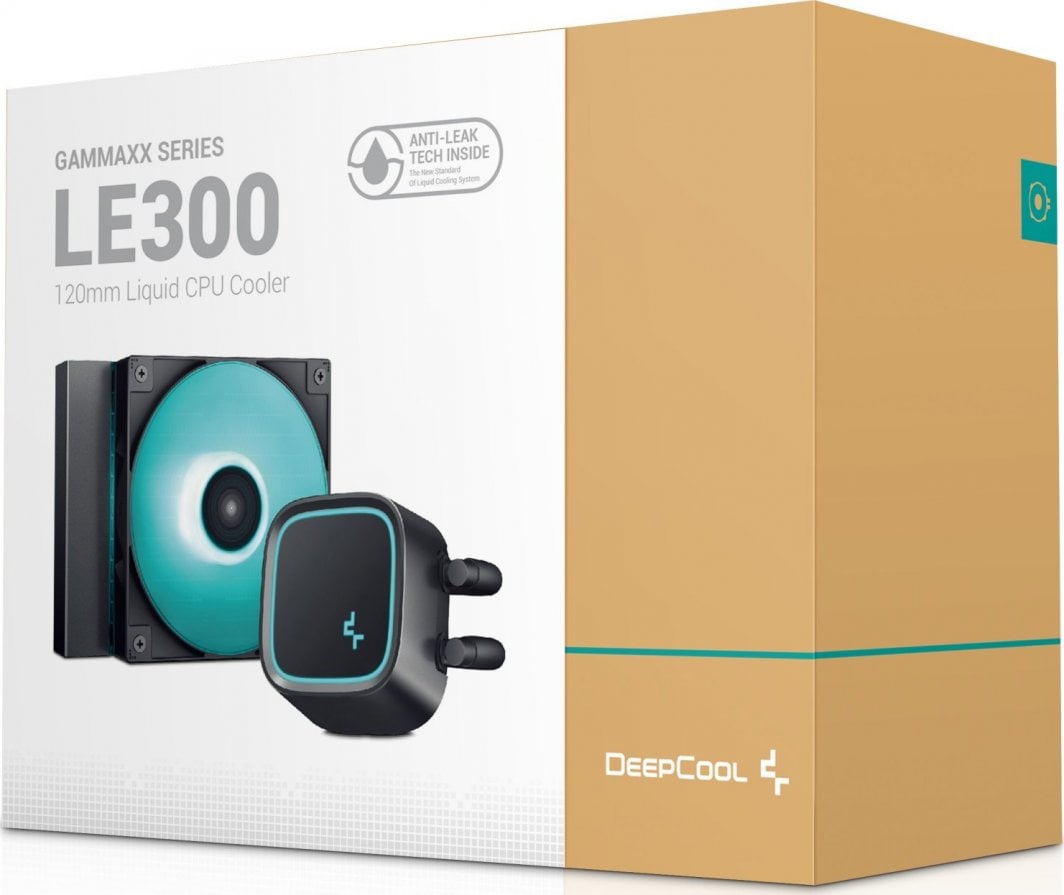 Ftohëse me ujë Deepcool LE300 Marrs (R-LE300-BKLNMG-G-1) - RGB, 180W TDP