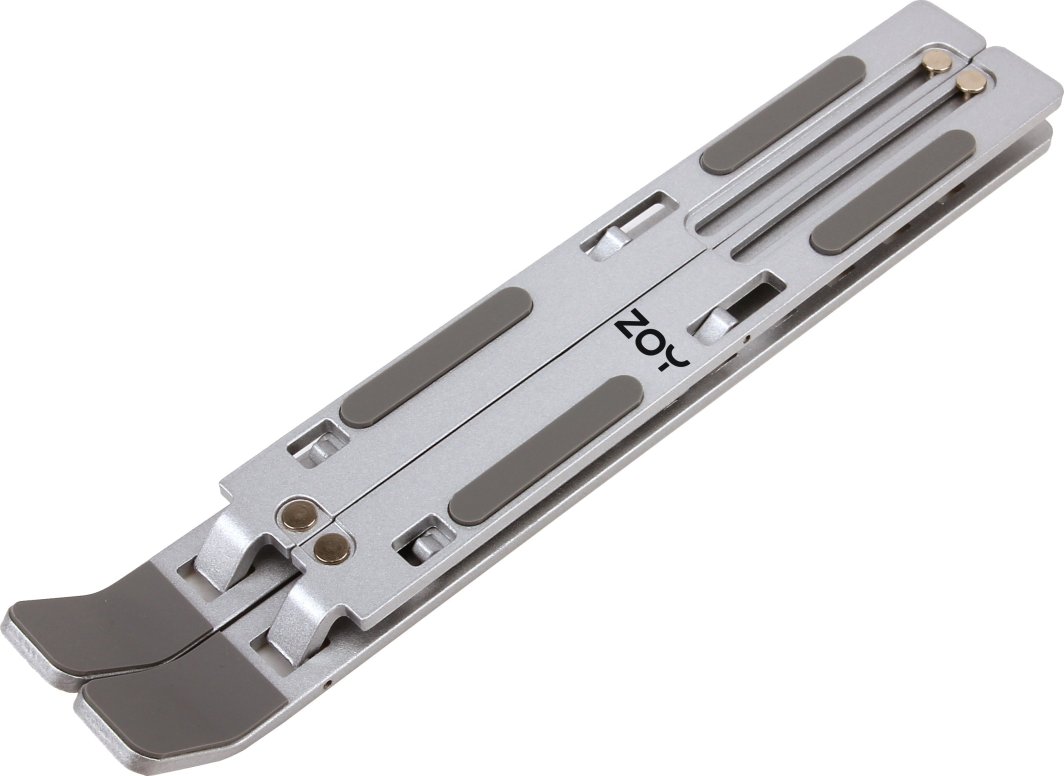 Mbajtëse për laptop ZOY ZLS02, e argjendtë