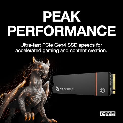 SSD i brendshëm Seagate FireCuda ZP1000GM3A073, 1TB, M.2 PCIe 4.0 NVMe