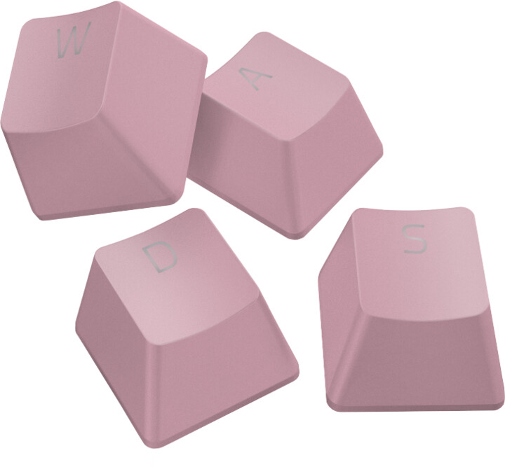 Set i tasteve Razer PBT Keycap Upgrade, 120 taste, rozë