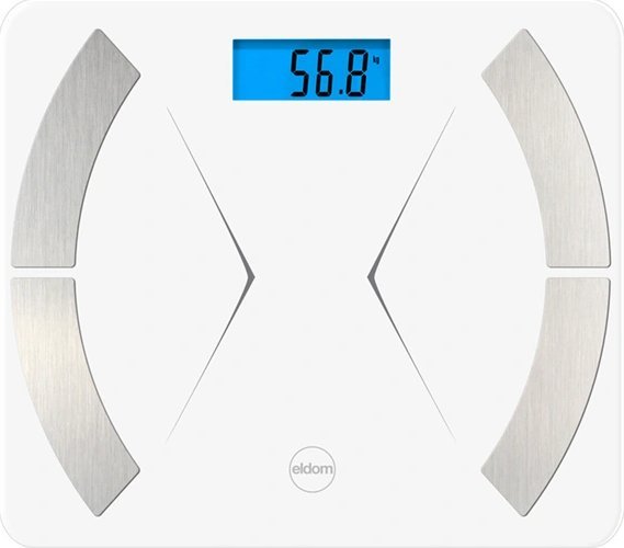 Peshore inteligjente banjoje Eldom TWO500, Bluetooth, ekran LED, e bardhë