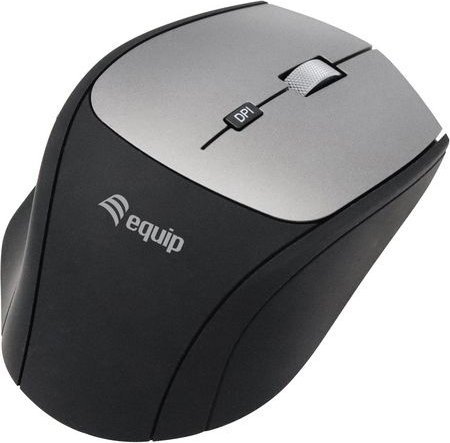 Mi kompjuteri Wireless LevelOne Equip 245115, 2400 DPI, USB RF, i zi