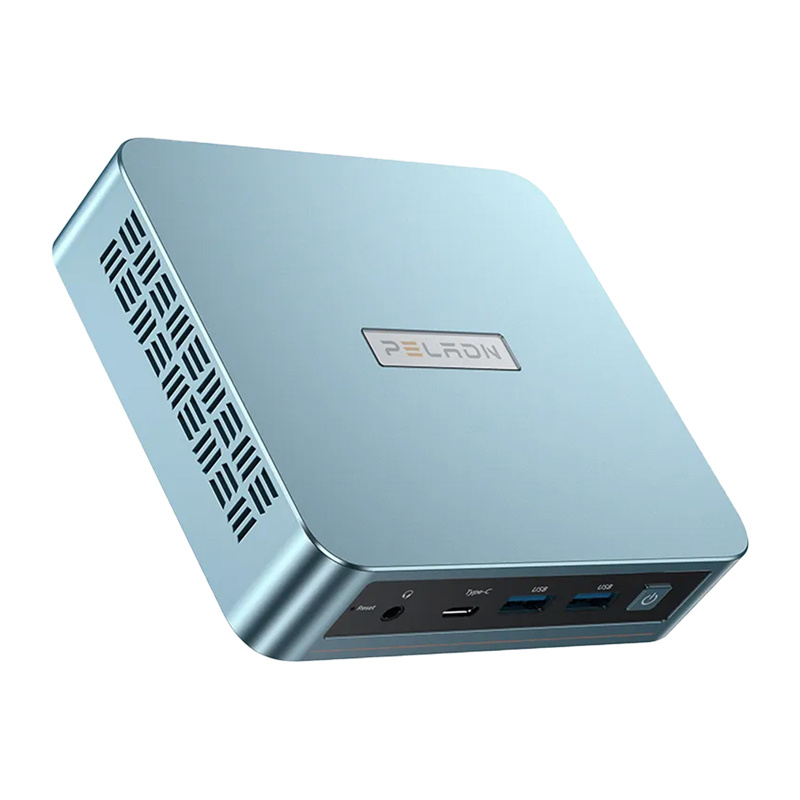 Mini PC Peladn WI-6, Intel N150, 16GB RAM, 512GB SSD, blu metalik