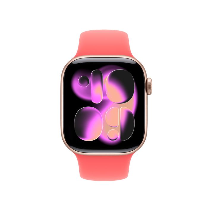 Apple Watch 42mm Sport Band, Bright Guava - M/L (SEASONAL) 3