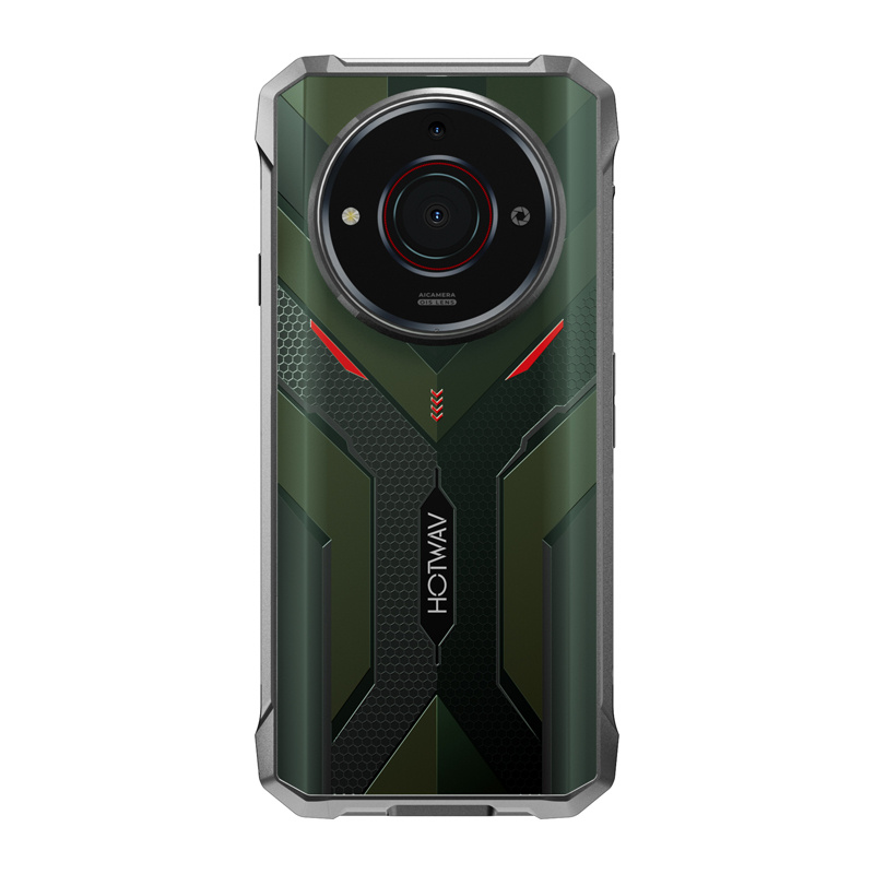 Telefoni i fortë HOTWAV T7S, 6.52" HD+, 4GB 128GB, jeshil