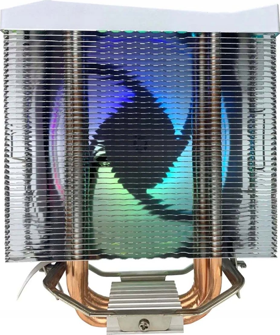 Ладилник за процесор Rampage Octagon C50, вентилатор 120 mm, TDP 165W, бел