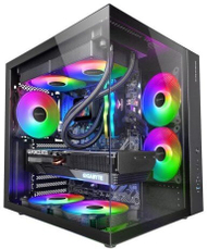 Kuti gaming Mars Gaming MCV-ONE, ATX Mid-Tower, xham i dyfishtë i temperuar, ventilator FRGB 12 cm, e zezë