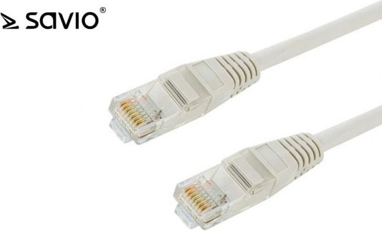 Kabllo rrjeti Savio Patch Cord CAT 5e UTP, 5 m (CLA-02), e bardhë
