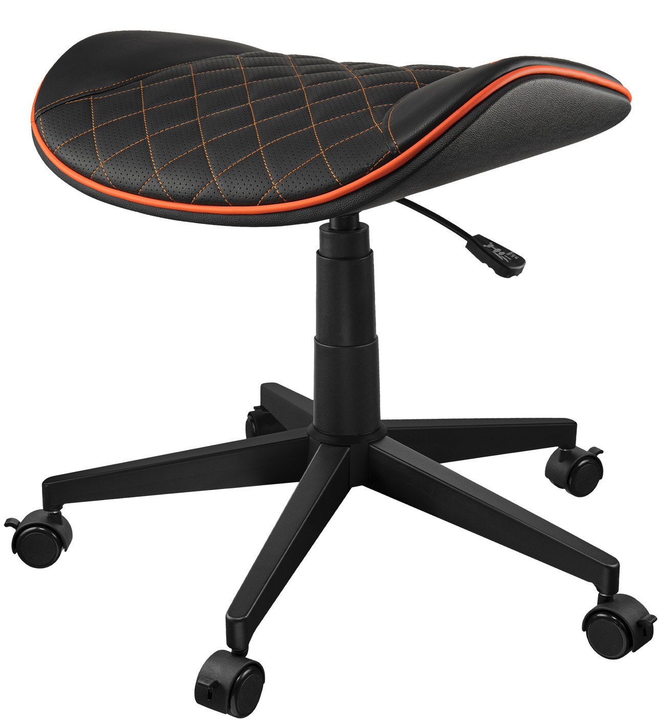 Karrige gaming Cougar 3MCROORB.0001, deri 120kg, e rregullueshme, e zezë portokalli