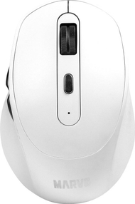 Mouse pa kabllo Marvo WM106W, 1600DPI, Bluetooth dhe 2.4GHz, i bardhë