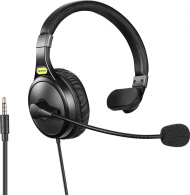 Слушалки со кабел Saramonic WiTalk LBH, еднострана, TRRS, црна