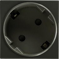 Prizë modulare Orno NOEN GS, 45x45mm, 16A 250V, e zezë