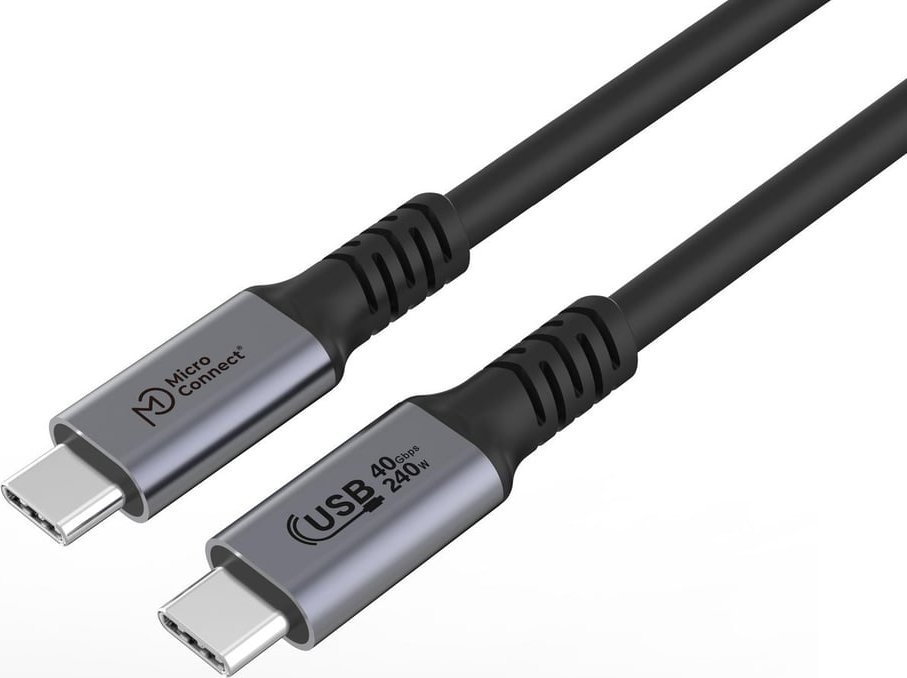 Kabllo USB Microconnect USB4CC05-240W, USB4 Gen 3x2, 0.5m, USB C, i zi 0.5m