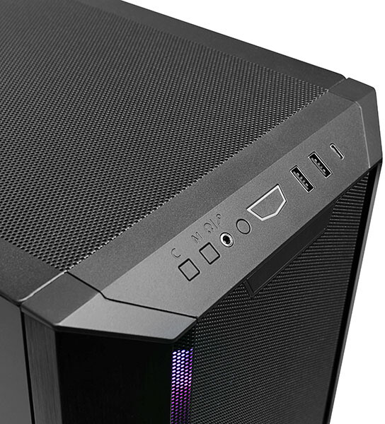 Kasë kompjuteri LIAN-LI LANCOOL III, me xham, RGB, e zezë
