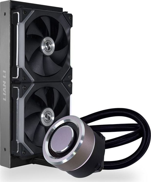 Ftohës uji për procesor Lian Li Galahad 240 SL V2, radiator 240mm, ARGB, i zi