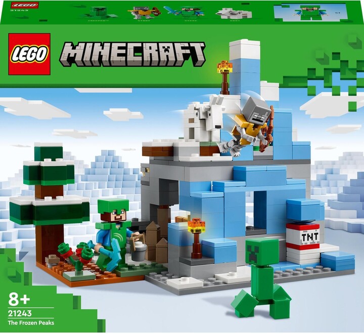 Set LEGO® Minecraft 21243 Ice Mountains, 304 pjesë