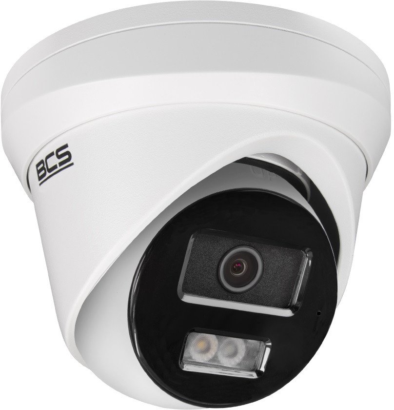 IP куполеста камера BCS V EIP16FSR3L3, 6MP, леќа 2.8mm, бела