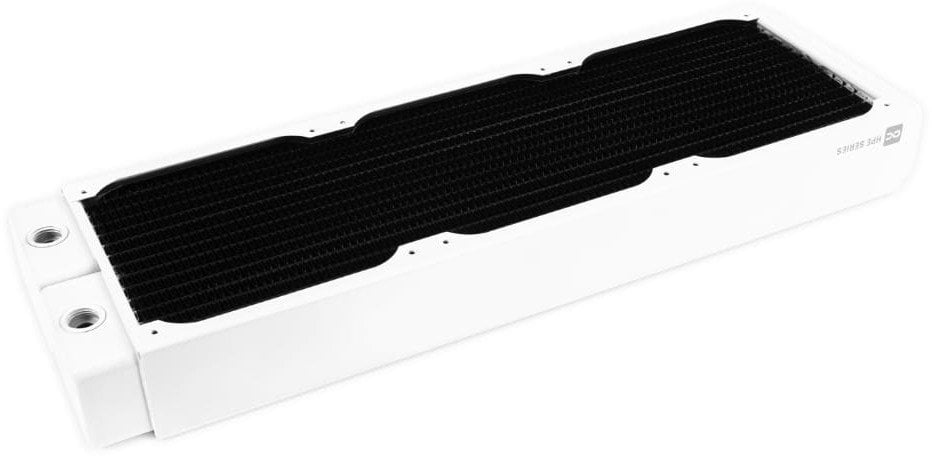 Radiator ftohës Alphacool HPE 45 Full Copper 360mm, për tre ventilatorë 120mm, i bardhë