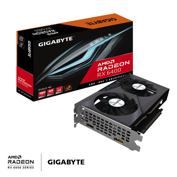 Kartelë grafike Gigabyte Radeon RX 6400 Eagle 4GB GDDR6